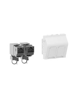 GGK 4D Data Cat6a 1 Part 270gr Half M45 Wit RAL9010